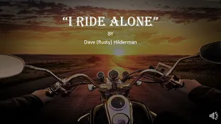 "I Ride Alone"