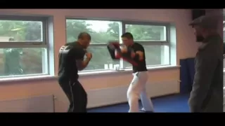 Tyrone Spong and Andy Souwer Training with Rayen Bindraban