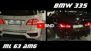 BMW 335 vs ML 6.3 AMG |  БМВ 335 и МЛ 6.3 АМГ