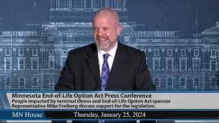 Minnesota End-of-Life Option Act Press Conference  1/25/24