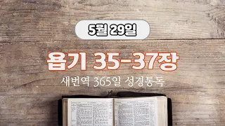 새번역 성경듣기, 5월 29일 욥기 35-37장, 시편 144편 (새번역)