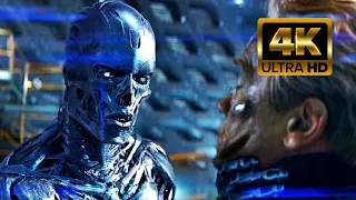 Terminator Genisys (2015) - T-800 vs T-3000 - Final Fight Scene - 4k