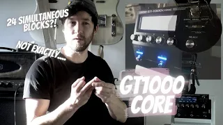 Boss GT1000 Core - What they didn't tell you....