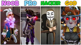 Noob vs Pro vs Hacker vs God (Survivors) | Identity V