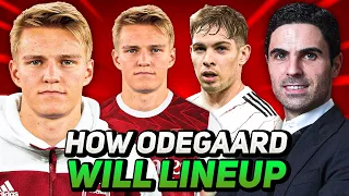 How Martin Ødegaard Will LINEUP At Arsenal Under Mikel Arteta | Welcome To Arsenal 2021