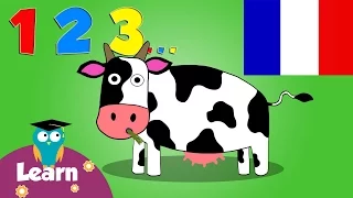 Learn to Count to 10 in French with Number Farm | Toddler Fun Learning