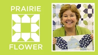 Make an Easy Prairie Flower Quilt with Jenny Doan of Missouri Star (Video Tutorial)