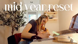 Mid-Year RESET Planning | priorities, health & finance tracking, & channel relaunch