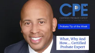 #probate #desertshores #realestate #alltheleads Certified Probate Expert- What, How and Where