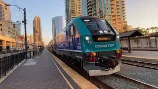 Amtrak and Coaster Trains in San Diego, California | August 2021