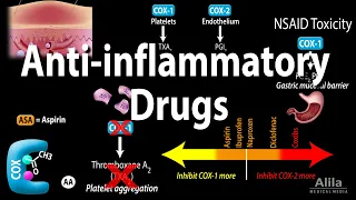 Anti-inflammatory (NSAIDs) Drugs, Pharmacology, Animation