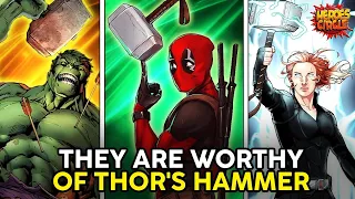 The Heroes Who Have Ever Lifted Thor's Hammer