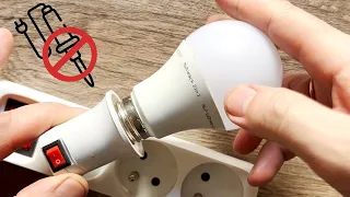 💡 REPAIR of a LED lamp without a SOLDERING IRON. DIY for EMERGENCY use!