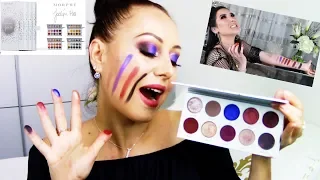 💜ПАЛЕТКА  MORPHE JACLYN HILL  BLING BOSS 💜 СТОИТ ЛИ??? 🙄|  свотчи ,макияж