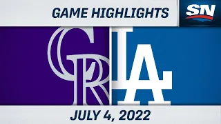 MLB Highlights | Rockies vs. Dodgers - July 4, 2022