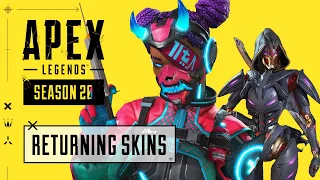 Apex Legends Season 20 Returning Skins