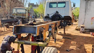 How to Rebuild Broken Truck Chassis  Completely Restoring and Rebuilding Project