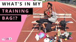 ATHLETE ESSENTIALS — What's in my TRAINING bag? | Athletics 101 || FIT WITH T