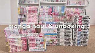 LARGEST manga haul & unboxing i've ever had // 175+ volumes