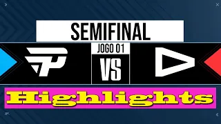 PAIN GAMING VS LOUD JOGO 1 - MD5 | Highlights | Semifinal 2° Split | PNG VS LLL