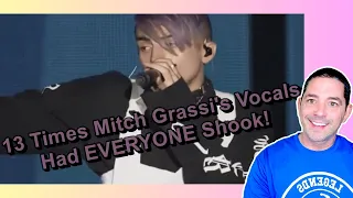 Pentatonix Reaction | 13 Times Mitch Grassi's Vocals Had EVERYONE Shook!