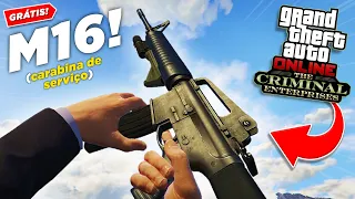 COLETANDO A M16 NO GTA ONLINE!!! (aposentei a carabina especial? 🤔)