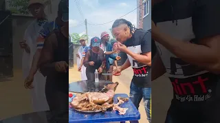 The flip bottle challenge with full goat 🐐 (Dankasa) this is the best of the competition