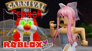 Roblox Andre escapando el obby del terror en la feria embrujada | Juegos de Roblox en español