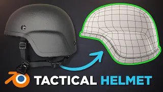 Topology Study - Tactical PASGT Helmet (Part 1)  - 3D Modeling