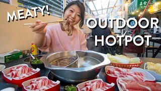 All You Can Eat OUTDOOR HOTPOT Tour in New York 🍲🗽