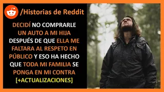 Mi hija me faltó al respeto por lo que decidí no darle el auto que le prometí - Historias de Reddit