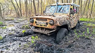 В Сумрачном Лесу оказалось слишком жёстко! Jeep Cherokee, УАЗ, ГАЗ 69 Шеви Нива, KIA Sportage