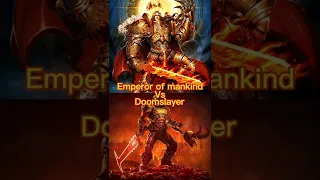 Doomslayer vs emperor of mankind #edit #battle #40k #doom