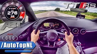 500HP Audi TTRS R ABT AUTOBAHN POV ACCELERATION & SPEED by AutoTopNL