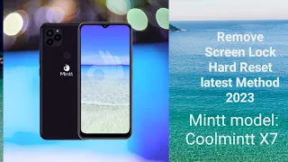 Hard reset coolmintt x7 2023 latest security