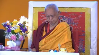 Lama Zopa Rinpoche Chants Similes Verse from the Vajra Cutter Sutra