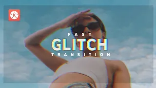 Fast Glitch transition effect in kinemaster | Kinemaster tutorial video 🔥🔥