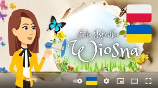 EduKredka – OZNAKI WIOSNY (NAPISY UKRAIŃSKIE)