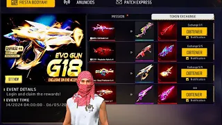 🥳 NOTICIA DE ÚLTIMO MINUTO!!! GARENA REGALA NUEVOS PREMIOS SORPRESA HOY EN FREE FIRE LATAM G18 EVO