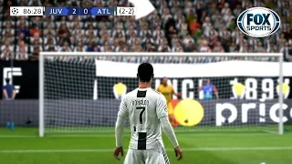Recreación Juventus 3-0 Atlético de Madrid - UEFA Champions League 2019