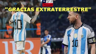 PRENSA CHILENA EMOCIONADA CON LO HIZO MESSI ARGENTINA 7 VS CURAZAO 0