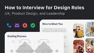 How to Interview for Design Roles - Portfolio Deck Presentation for Design & Leadership Positions