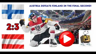 #suomi vs #austria 2:3 #hockey #finland #worldchampionship #prague 2024 #fans #goals #live