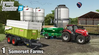 WELCOME TO SOMERSET FARMS! - Farming Simulator FS22 Somerset Farms Ep 1