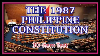 THE 1987 PHILIPPINE CONSTITUTION | CIVIL SERVICE EXAMINATION | NAPOLCOM EXAM | LET REVIEWER
