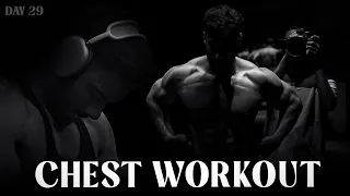 CHEST WORKOUT UPDATE | 12 WEEKS CUT DAY 29