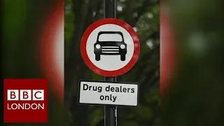 Why 'drug dealer' signs are appearing around Tower Hamlets - BBC London