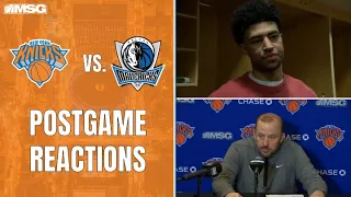 Thibs and Grimes on Loss to Mavericks & Defending Luka Doncic | New York Knicks