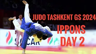 Judo Tashkent Grand Slam 2024. Ippons, Highlights Day 2.