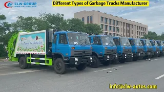 Successful Case: 15units of Right Hand Drive Dongfeng 12CBM Garbage Compactor Trucks to Pakistan